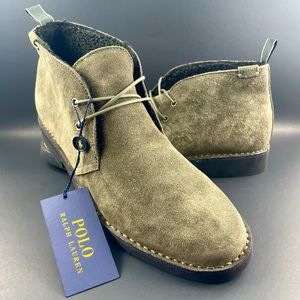 Polo Ralph Lauren Talan Chukka Boot Defender Green Men's Shoes Brand New Size 12